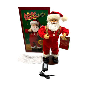 Jingle Bell Rock Santa Animated Musical Dancing Santa Claus w/Box 1st Ed. 1998